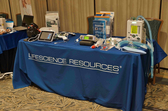 Hawaii Society for Respiratory Care Conference, September 2016.  Lifescience Resources booth.  Lifescience Resources photo by Eric Tessmer.
